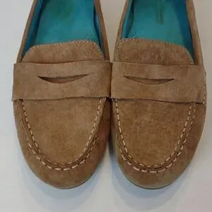 croft barrow Shoes C B Ssalivia Suede Penny Loafers With - Main Image